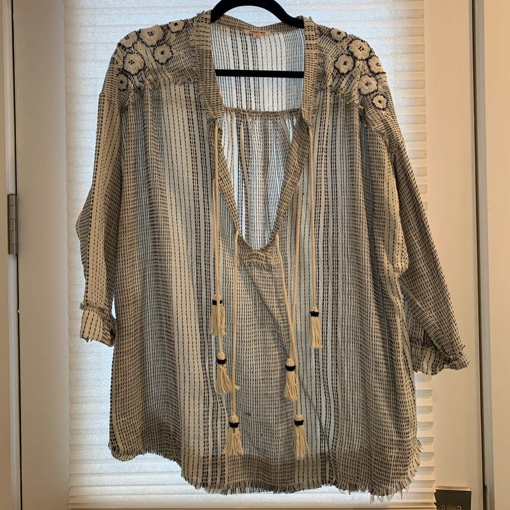 Johnny Was | Flowy B&W Tunic
